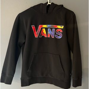 Boys Large, Black Vans Hoodie